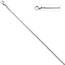 Venezianerkette Edelstahl 3 mm 45 cm Kette Halskette Karabiner