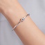 Armreif Armband mit Kugel 925 Sterling Silber Silberarmband