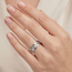 Damen Ring Herz Herzen 925 Sterling Silber mit 7 Zirkonia Silberring
