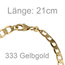 Panzerarmband 333 Gelbgold 21 cm Gold Armband Goldarmband
