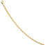 Ankerarmband 333 Gold Gelbgold diamantiert 21 cm Armband Goldarmband