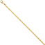 Ankerarmband 585 Gold Gelbgold diamantiert 21 cm Armband Goldarmband