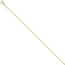 Panzerkette 925 Sterling Silber gold vergoldet 1,3 mm 42 cm Kette Halskette