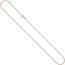 Panzerkette 925 Sterling Silber rotgold vergoldet 1,3 mm 50 cm Kette Halskette