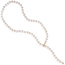 Perlenkette mit Swasser Perlen Clip und Endteil aus 585 Gold Lnge variabel