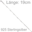 Armband 925 Sterling Silber 19 cm Silberarmband