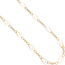 Halskette Kette 925 Sterling Silber gold vergoldet 80 cm Karabiner