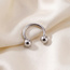Damen Ring Kugel Kugeln 925 Sterling Silber Silberring Kugelring offen