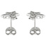 Ohrstecker Stern Sterne 925 Sterling Silber 26 Zirkonia Sternohrstecker