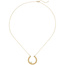 Collier Halskette 750 Gold Gelbgold 1 Diamant Brillant 45 cm Kette Goldkette
