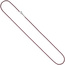 Rundankerkette Edelstahl rot weinrot lackiert 45 cm Kette Halskette Karabiner