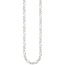 Figarokette 925 Silber diamantiert 60 cm Kette Halskette Silberkette Karabiner