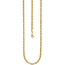 Knigskette 925 Sterling Silber gold vergoldet 3,1 mm 45 cm Kette Halskette