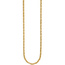 Königskette 925 Sterling Silber gold vergoldet 3,1 mm 45 cm Kette Halskette