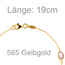 Armband 585 Gold Gelbgold 2 Amethyste 1 Citrin 1 Blautopas Goldarmband