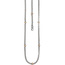 Collier Halskette 585 Gold Weigold Rotgold bicolor 65 Diamanten 45 cm