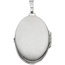 Medaillon oval Anhnger zum ffnen fr 4 Fotos 925 Silber mit Kette 60 cm