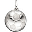 Kinder Anhänger Fußball 925 Silber Fußballanhänger mit Kette 42 cm