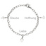 Kinder Armband Glaube Liebe Hoffnung 925 Sterling Silber 16 cm