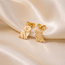 Ohrstecker Katze 333 Gold Gelbgold Ohrringe Goldohrringe Katzenohrringe