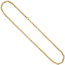 Halskette Kette 585 Gold Gelbgold teil matt 50 cm Goldkette Karabiner