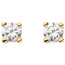Ohrstecker 585 Gold Gelbgold 2 Diamanten Brillanten 0,24 ct. Ohrringe