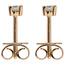 Ohrstecker 585 Gold Rotgold 2 Diamanten Brillanten 0,24 ct. Ohrringe