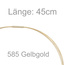 Halsreif 7-reihig 585 Gold Gelbgold 45 cm Goldkette Goldreif