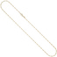 Figarokette 333 Gold Gelbgold diamantiert 1,7 mm 50 cm Kette Halskette Goldkette