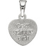 Anhnger Kleines Herz Herzchen Schutzengel 925 Sterling Silber mit Kette 38 cm