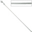 Panzerkette 925 Silber 1,7 mm 45 cm Kette Halskette Silberkette Karabiner