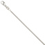 Panzerkette 925 Silber 1,7 mm 45 cm Kette Halskette Silberkette Karabiner