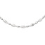 Collier Halskette 925 Silber 108 Zirkonia 45 cm Kette Silberkette