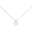 Kette mit Anhänger 750 Gold Gelbgold 1 Süßwasser Perle 45 cm