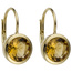 Ohrhänger 585 Gold Gelbgold 2 Citrine orange