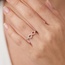 Damen Ring Unendlichkeit 925 Sterling Silber 29 Zirkonia elastisch