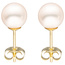 Ohrstecker 333 Gold Gelbgold 2 Süßwasser Perlen 7,5 mm