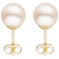 Ohrstecker 585 Gold Gelbgold 2 Süßwasser Perlen 8 mm