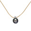 Collier Kette mit Anhnger 585 Gold 1 Tahiti Perle 1 Diamant Brilllant 45 cm