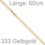 Panzerkette 333 Gold Gelbgold 5,7 mm 60 cm Kette Halskette