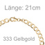 Panzerarmband 333 Gold Gelbgold 21 cm Armband Goldarmband