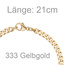 Panzerarmband 333 Gold Gelbgold 21 cm Armband Goldarmband
