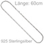 Königskette 925 Silber diamantiert 3,9 mm 60 cm Kette Halskette