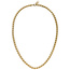Collier Halskette Edelstahl goldfarben beschichtet 47 cm
