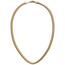 Collier Halskette Edelstahl goldfarben beschichtet 45 cm
