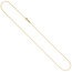 Ankerkette 750 Gold Gelbgold diamantiert 1,3 mm 45 cm Kette Halskette Karabiner