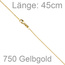 Venezianerkette 750 Gold Gelbgold 1,2 mm 45 cm Kette Halskette Goldkette