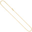 Singapurkette 750 Gold Gelbgold 1,4 mm 45 cm Kette Halskette Goldkette Karabiner