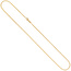Zopfkette 750 Gold Gelbgold 1,3 mm 45 cm Kette Halskette Goldkette Karabiner