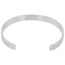 Armspange / offener Armreif 925 Sterling Silber mattiert